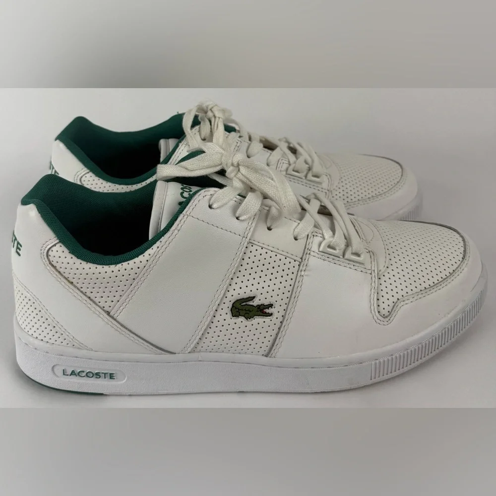 Lacoste Thrill 319 1 US SMA White Leather Sneakers Men’s Size 12